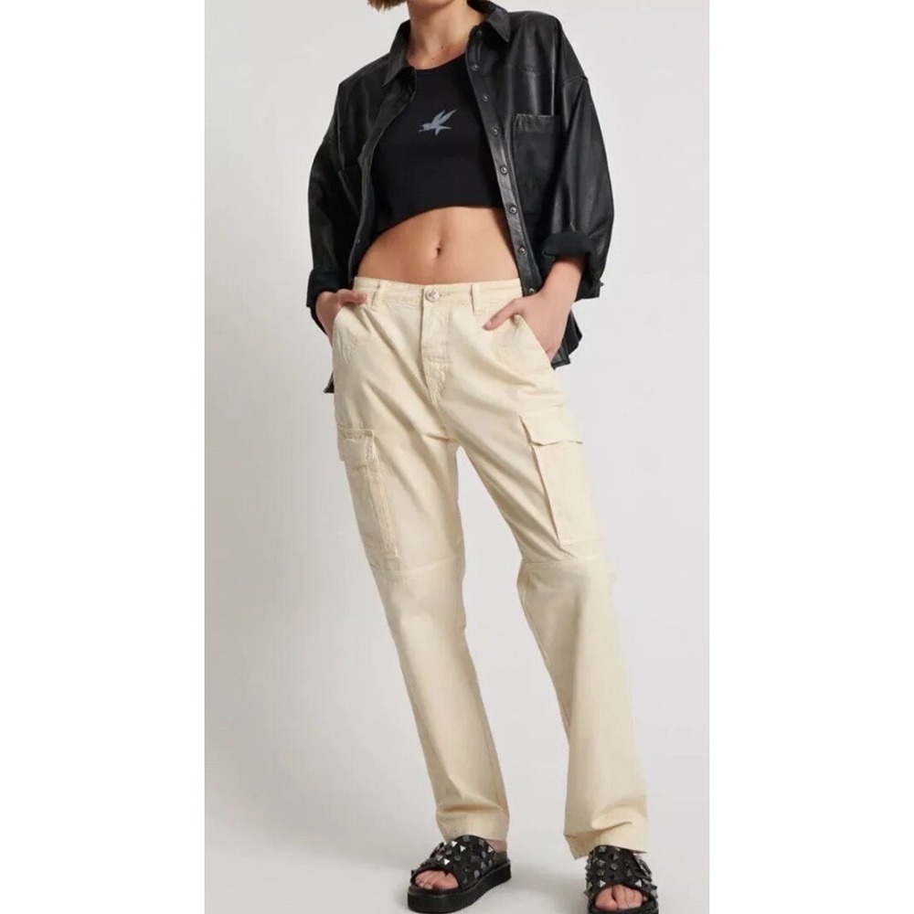 ONE TEASPOON FREE PEOPLE LAZY BONES CARGO MOTION PANTS SZ 26